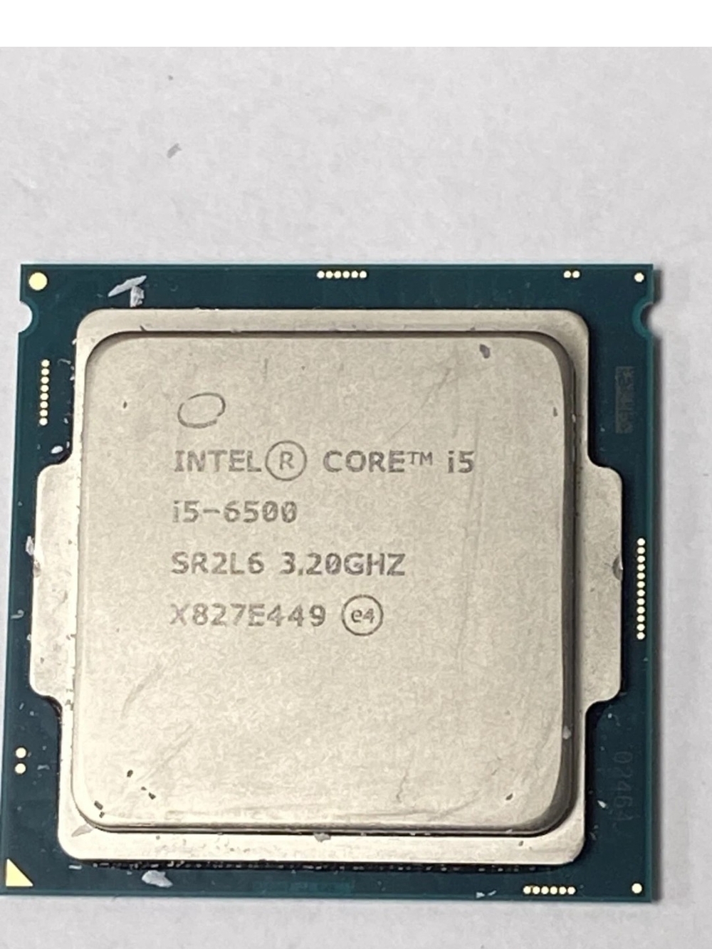 Intel Core i5 CPU - Silver and Teal PCB